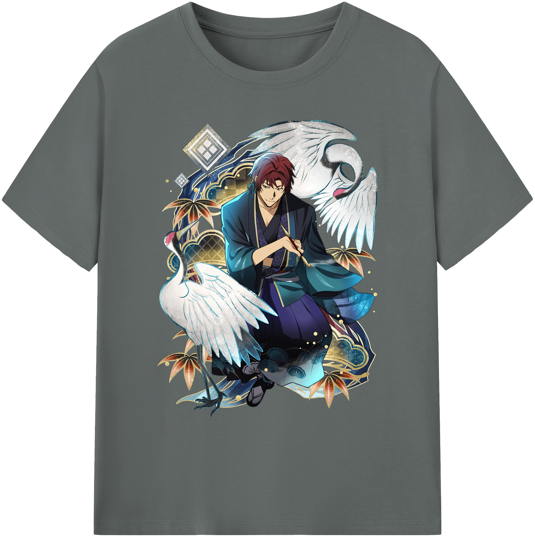 文豪ストレイドッグス Bungo Stray Dogs 綿100％ メンズ半袖Tシャツ｜肌触りやわらか＆通気性